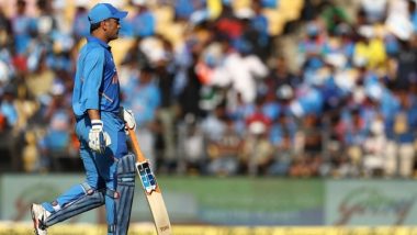 MS Dhoni Dismissed for a Duck for the First Time in Nine Years At Home During India vs Australia, 2nd ODI 2019