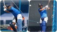 MS Dhoni, Kedar Jadhav & Others Hit the Nets at JSCA Ahead of India vs Australia, 3rd ODI 2019 (See Pics & Video)