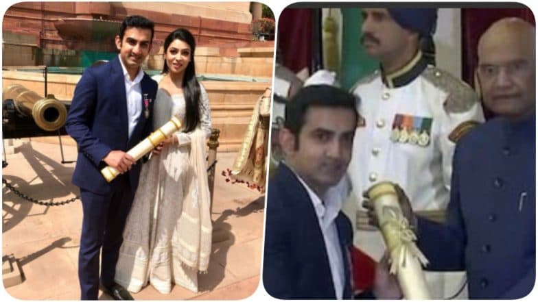 Gautam Gambhir Trolls Wife Natasha With a Hilarious Tweet After Getting Padma Award; Natasha has a Befitting Reply to the Roast Gautam Gambhir Trolls Wife Natasha With a Hilarious Tweet After Getting Padma Award; Natasha has a Befitting Reply to the Roast