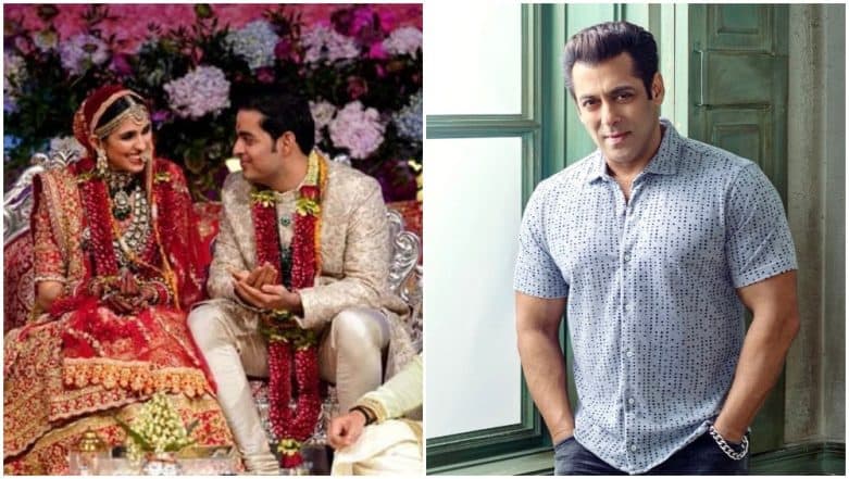 Salman Khan Made a Late Night Entry at Akash Ambani - Shloka Mehta's ...