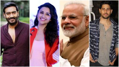 Ajay Devgn, Sidharth Malhotra and Parineeti Chopra Extend Support to PM Narendra Modi's #VoteKar Movement