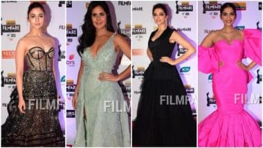 64th Filmfare Awards 2019 Red Carpet Highlights: Deepika Padukone, Alia Bhatt, Katrina Kaif and Sonam Kapoor Make a Smashing Entry