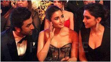 64th Vimal Filmfare Awards: We So Want to Be a Part of This Deepika Padukone, Ranbir Kapoor and Alia Bhatt's Intriguing Conversation - View Pic