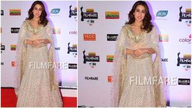 64th Vimal Filmfare Awards: Sara Ali Khan Looks Like an Ethereal Diva at the Red Carpet of the Prestigious Award Show