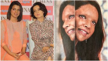 Kangana Ranaut's Sister, Rangoli Chandel is Busy Showering Praises on Deepika Padukone's First Look from Chhapaak