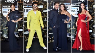 HT India's Most Stylish Awards 2019 Best Dressed: SRK - Gauri, Anushka Sharma, Ranveer Singh, Katrina Kaif Nail their Black Carpet Outings - View Pics