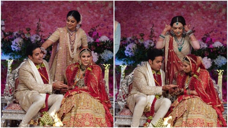 Akash Ambani - Shloka Mehta Wedding First Pics Out! The Couple Looks 