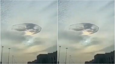 Mysterious Hole Spotted Above Al Ain Skies in UAE Baffles Locals And Netizens Alike (Watch Video)