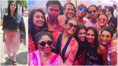 Erica Fernandes, Divyanka Tripathi, Parth Samthaan, Vikas Gupta Make a Splash at Ekta Kapoor’s Holi Party – View Pics