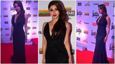 64th Vimal Filmfare Awards 2019: Mouni Roy Sets the Red Carpet on Fire With Her Fashion Statement – View Pic