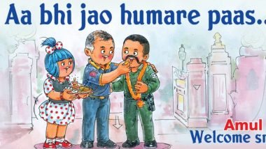 Amul Welcomes IAF Wing Commander Abhinandan Varthaman With a Beautiful Doodle