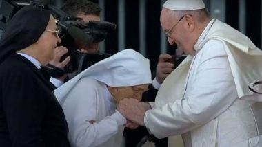 Pope Francis Allows Worshipers Kiss His Papal Ring After Viral Video Controversy (Watch Clip)
