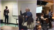 Morehouse Math Professor Babysits His Student&rsquo;s Child! Here&rsquo;s All the Times When Professors Turned Babysitters in Class (View Viral Pics & Videos)