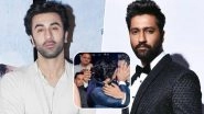 Filmfare Awards 2019: Ranbir Kapoor Is Clearly Happy with Vicky Kaushal's Big Win and Their AWKWARD Kiss is Proof of That