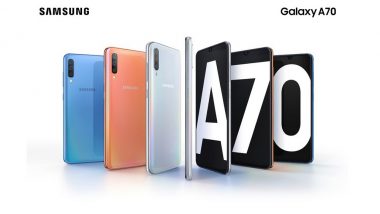 Samsung Galaxy A70 Smartphone With 6.7-inch Infinity-U Display & Triple Rear Camera Announced; To Be Unveiled on April 10, 2019