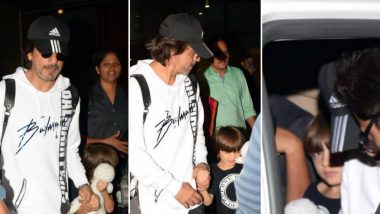 Keep Safe Distance! Shah Rukh Khan’s Son AbRam Is in No Mood to Be Papped – See Pics