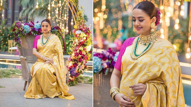 Pregnant Surveen Chawla Looks Splendid and Gorgeous For her Godbharai Ceremony - See Pics