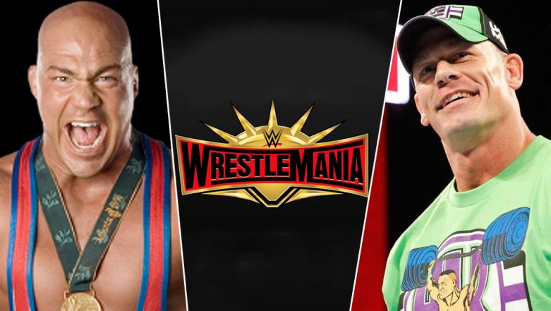 Kurt Angle vs John Cena in WrestleMania 35? Olympic Gold Medallist WWE ...