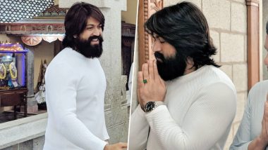 Yash and Srinidhi Shetty Starrer KGF Chapter 2 Goes on the Floor With a Customary Pooja in Bengaluru