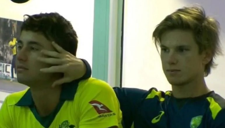 Zampa Xxx Video - Adam Zampa and Marcus Stoinis' 'Happy and Gay' PDA During First ...