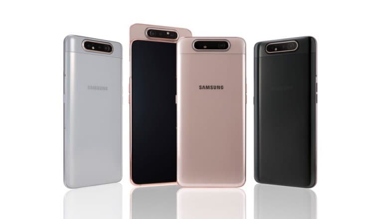 Samsung Galaxy A80 Smartphone With Rotating Triple Camera Launched; Coming To India Soon Samsung Galaxy A80 Smartphone With Rotating Triple Camera Launched; Coming To India Soon