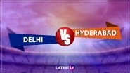 DC vs SRH, IPL 2019 Live Cricket Streaming: Watch Free Telecast of Delhi Capitals vs Sunrisers Hyderabad on Star Sports and Hotstar Online