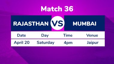 RR vs MI, IPL 2019 Match 36 Preview: Do-or-die Encounter for Rajasthan Royals Against Mumbai Indians