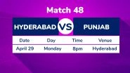 SRH vs KXIP, IPL 2019 Match 48 Preview: Sunrisers Hyderabad, Kings XI Punjab Aim for Victory at Rajiv Gandhi International Stadium