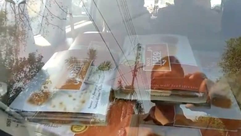 Lok Sabha Elections 2019: ‘Namo’ Food Packs Distributed Outside Noida Polling Booth Triggers Row Lok Sabha Elections 2019: ‘Namo’ Food Packs Distributed Outside Noida Polling Booth Triggers Row