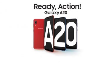 Samsung Galaxy A20 With Super AMOLED Display Now Available For Sale in India; Price, Specifications, Features
