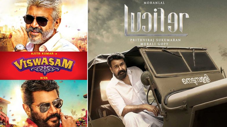 Ajith&rsquo;s Viswasam, Mohanlal&rsquo;s Lucifer: Biggest South Indian Box Office Winners in the 2019 First Quarter