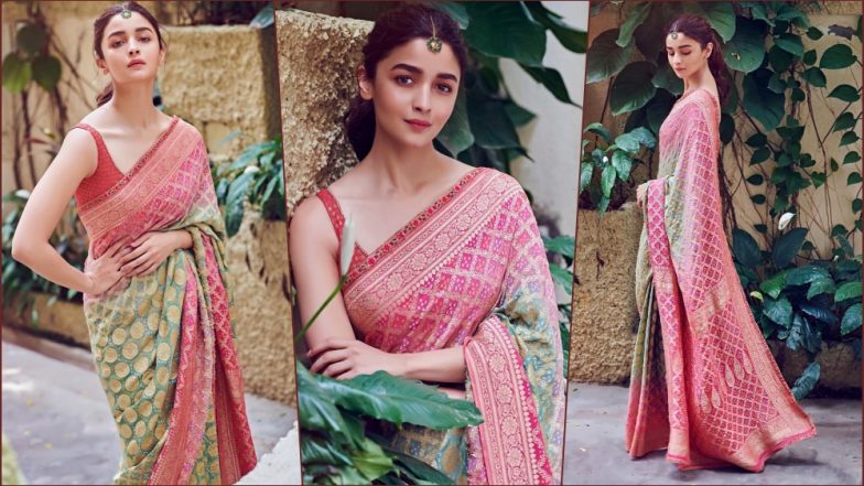 Alia Bhatt Looks So Stunning In A Saree That You Would Want To Take Her Home To Impress Your Mom! View Pic