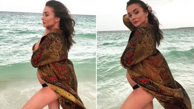 From Playing Golf in a Bikini to a Beachside Photoshoot, Amy Jackson is Flaunting Her Baby Bump in the Most Stylish Manner! (Watch Videos)