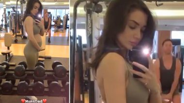 Amy Jackson is Busy With her Pregnancy Workout Regime and That's So Damn Inspiring - View Pic