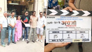Irrfan Khan's Hindi Medium Sequel Titled as 'Angrezi Medium', First Pic From the Set OUT!