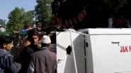 Jammu And Kashmir Police Vehicle, Meant for Security Officials, Transports Food and Water To BJP Rally In Anantnag, Probe On; Watch Video