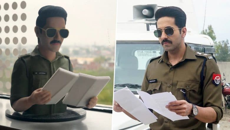Ayushmann Khurrana Wraps Up Article 15 Shoot, Team Gifts Him an Adorable 3D Mini-Model of His Character - View Pic Ayushmann Khurrana Wraps Up Article 15 Shoot, Team Gifts Him an Adorable 3D Mini-Model of His Character - View Pic