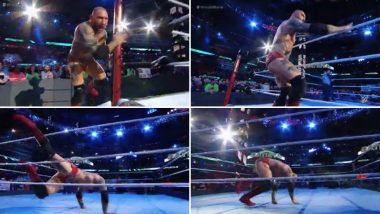 WWE WrestleMania 35: ‘The Animal’ Batista Trips Before His Match Against  'The Game' Triple H (Watch Video)