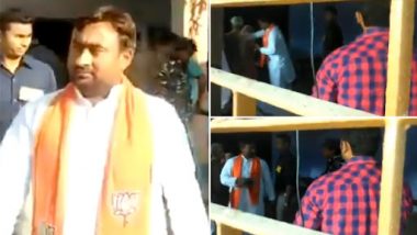 Bulandshahr BJP Candidate Bhola Singh Touches Feet of Voters at Polling Booth, Put Under House Arrest After Video Of Incident Goes Viral