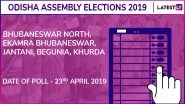 Bhubaneswar-North, Ekamra-Bhubaneswar, Jatani, Begunia, Khurda Assembly Elections 2019 Results in Odisha: BJD Wins 3 Seats, BJP 1