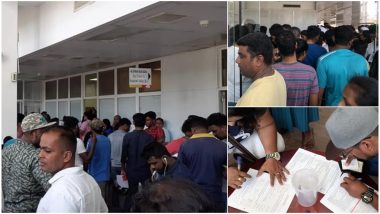 Sri Lanka Serial Blasts: People From All Religions Display Solidarity by Gathering in Huge Numbers to Donate Blood For Terror Attack Victims (View Pics)
