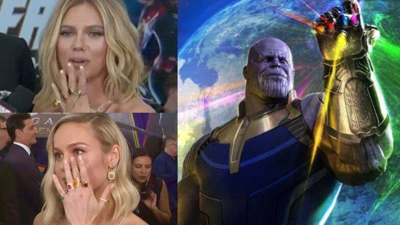 Brie Larson And Scarlett Johansson Give Thanos Some Major Competition By Sporting Infinity Gauntlet-Inspired Jewellery At Avengers: Endgame Premiere! Brie Larson And Scarlett Johansson Give Thanos Some Major Competition By Sporting Infinity Gauntlet-Inspired Jewellery At Avengers: Endgame Premiere!