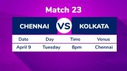 CSK vs KKR, IPL 2019 Match 23 Preview: Battle Royale on Cards As Kolkata Knight Riders Take On Chennai Super Kings