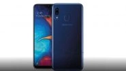 Samsung Galaxy A20e Render Image Surfaces Online; Likely To Be Unveiled on April 10 As Toned Down Version of Galaxy A20e