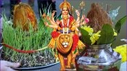 Chaitra Navratri 2019 Ghatasthapana Puja Shubh Muhurat: Kalash Sthapana Timings & Puja Vidhi to Perform on Day 1 of Navaratri Festival