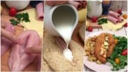 Chicken Cordon Bleu Recipe Slammed for Being Too Sleazy, Literal Food Porn Disgusts Netizens (Watch X-Rated Video)