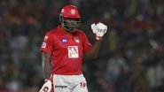 IPL 2020 Players Update: KXIP Batsman Chris Gayle Tests Negative for COVID-19 After Reportedly Attending Usain Bolt&rsquo;s Birthday Party