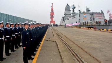 Indian Navy's INS Kolkata And INS Shakti Reach Qingdao in China to Participate in 70th Anniversary Celebrations of PLA-Navy, Pakistani Ships Absent