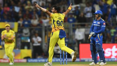 CSK's Deepak Chahar Creates The Record For Bowling Most Dot Balls in Indian Premier League History
