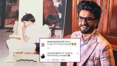 Deepika Padukone Is Least Bothered About Diet, Ranveer Singh’s Comment Is Proof (View Post)